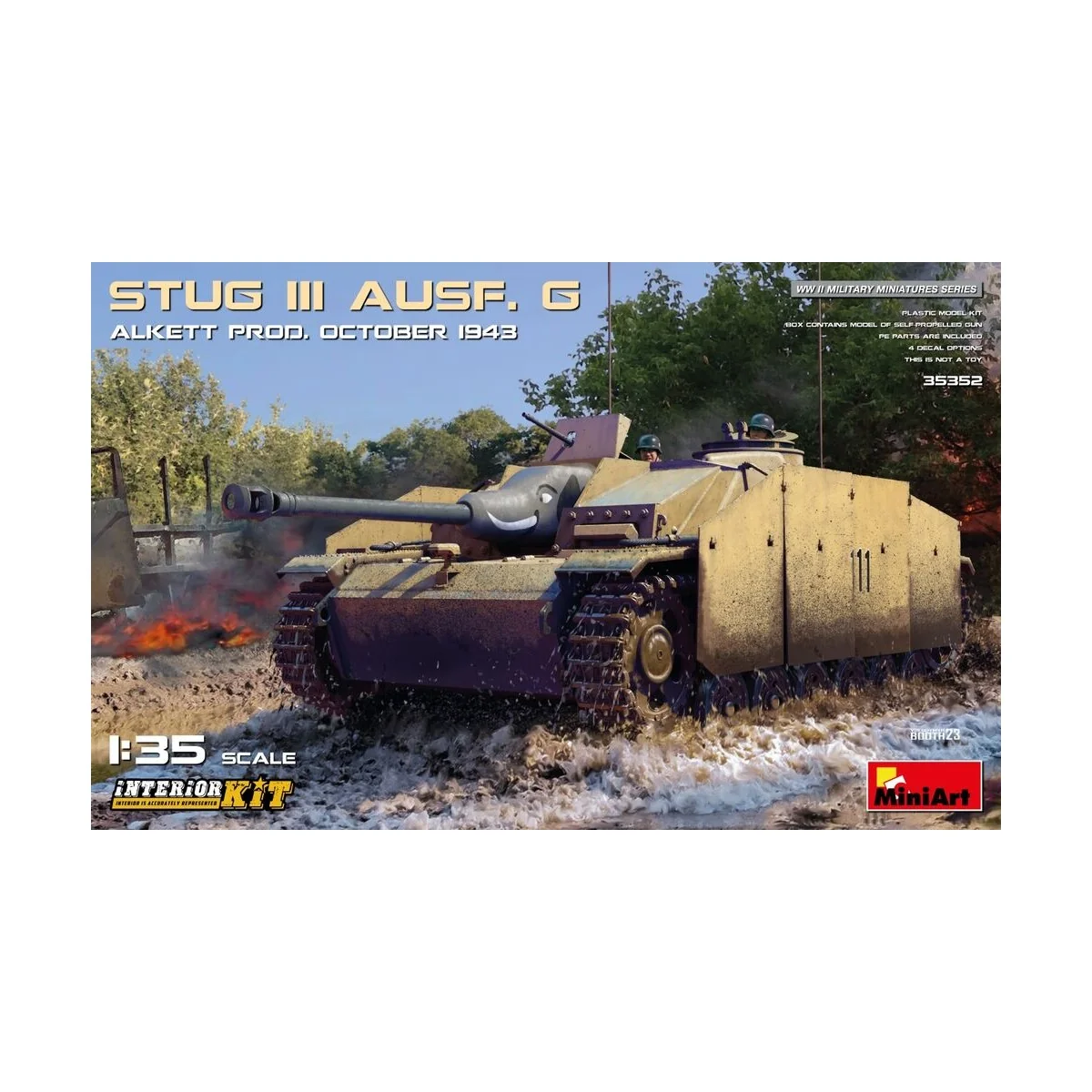StuG III Ausf. G October 1943 Alkett Prod. Interior Kit, 1/35 - Min... StuG III Ausf. G October 1943 Alkett Prod. Interior Kit, 1/35 - Min...