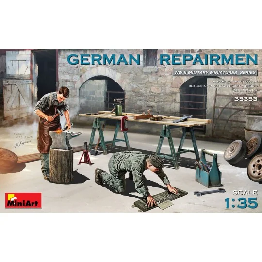German Repairmen, 1/35 - MiniArt 35353 German Repairmen, 1/35 - MiniArt 35353