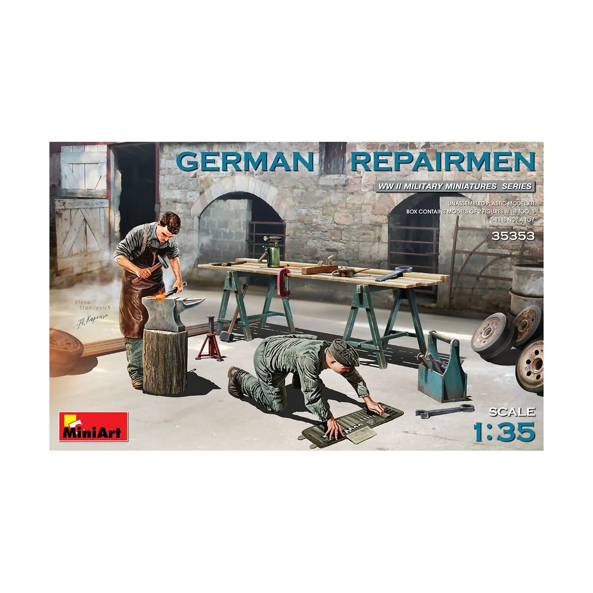 German Repairmen, 1/35 - MiniArt 35353 German Repairmen, 1/35 - MiniArt 35353