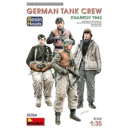 German Tank Crew.Kharkov 1943. Resin Heads, 1/35 - MiniArt 35354
