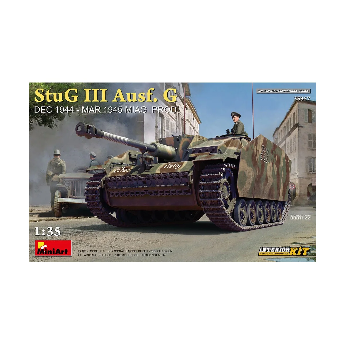 StuG III Ausf. G Dec 1944 - Mar 1945 Miag Prod. Interior Kit, 1/35 ...