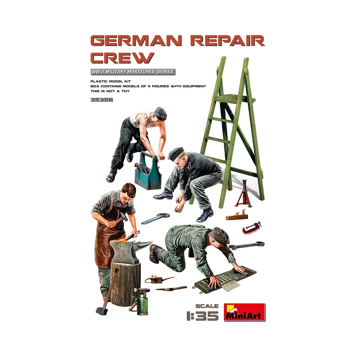 German Repair Crew, 1/35 - MiniArt 35358