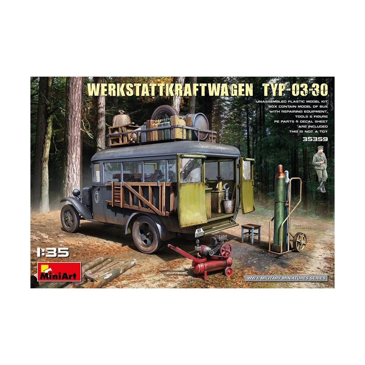 Werkstattkraftwagen Typ-03-30, 1/35 - MiniArt 35359
