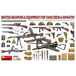 British Weapons & Equipment For Tank Crew & Infantry, 1/35 - MiniAr...