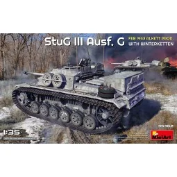 StuG III Ausf. G Feb 1943 Alkett Prod. with Winterketten, 1/35 - Mi...