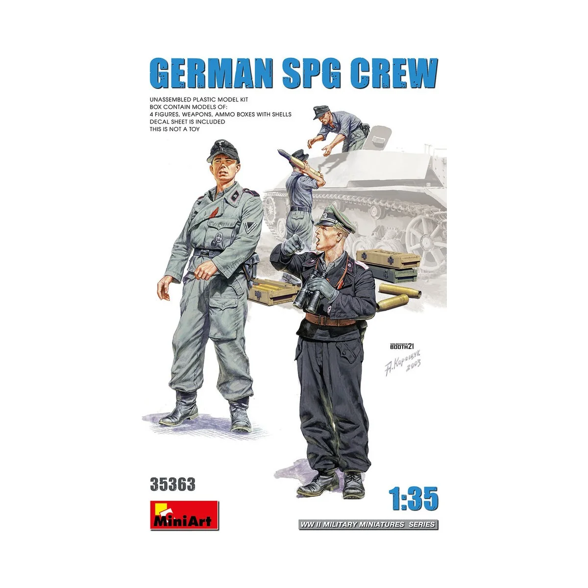 German SPG Crew, 1/35 - MiniArt 35363