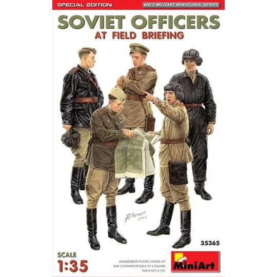 SOVIET OFFICERS AT FIELD BRIEFING. SPECIAL EDITION, 1/35 - MiniArt ... SOVIET OFFICERS AT FIELD BRIEFING. SPECIAL EDITION, 1/35 - MiniArt ...