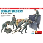 German Soldiers w/ Fuel Drums. Special Edition (35041 & 35597 6 dru...