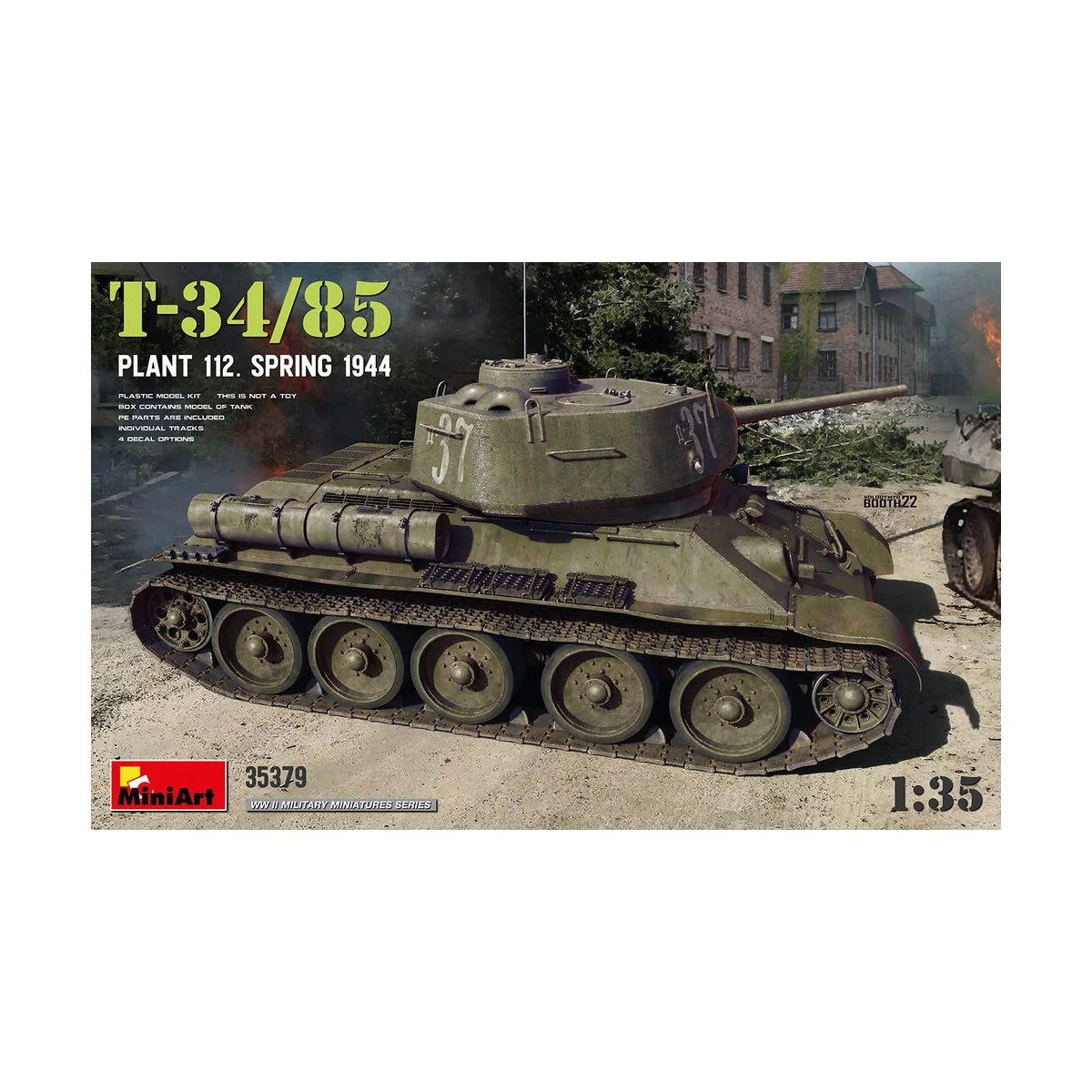 T-34-85 Plant 112. Spring 1944, 1/35 - MiniArt 35379