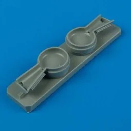 Morane Saulnier MS.406 wheel well Für Hasegawa Bausatz, 1/72 - Quic...