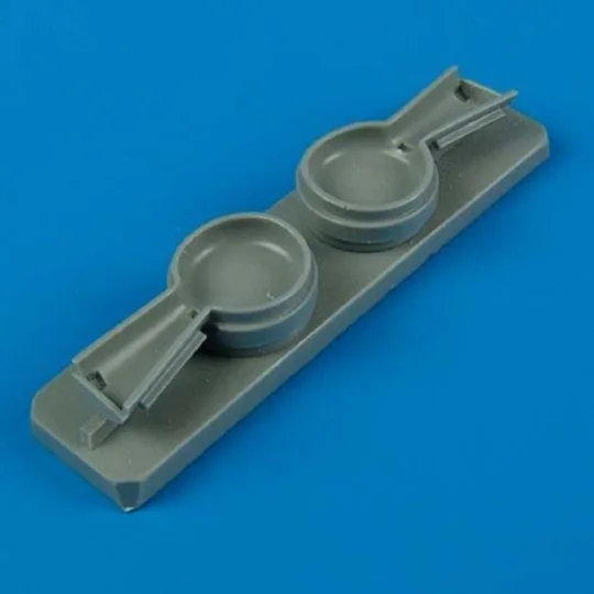 Morane Saulnier MS.406 wheel well Für Hasegawa Bausatz, 1/72 - Quic...