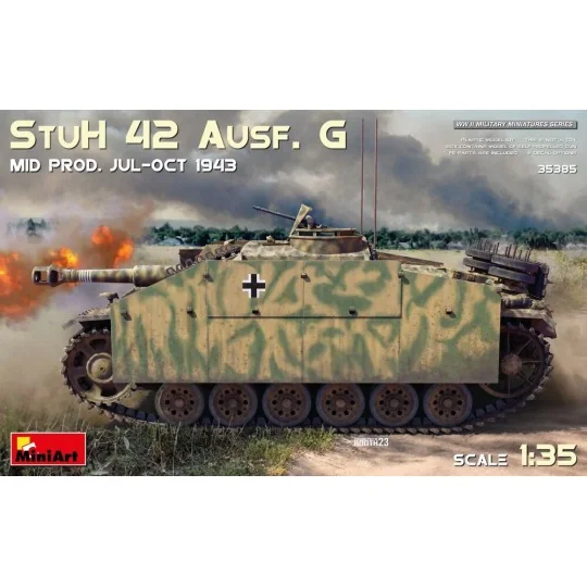 StuH 42 Ausf. G Mid Prod (Jul-Oct 1943), 1/35 - MiniArt 35385 StuH 42 Ausf. G Mid Prod (Jul-Oct 1943), 1/35 - MiniArt 35385