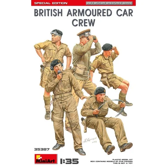British Armoured Car Crew.Special Edition, 1/35 - MiniArt 35387 British Armoured Car Crew.Special Edition, 1/35 - MiniArt 35387