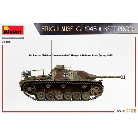 StuG III Ausf. G 1945 Alkett Prod., 1/35 - MiniArt 35388 StuG III Ausf. G 1945 Alkett Prod., 1/35 - MiniArt 35388