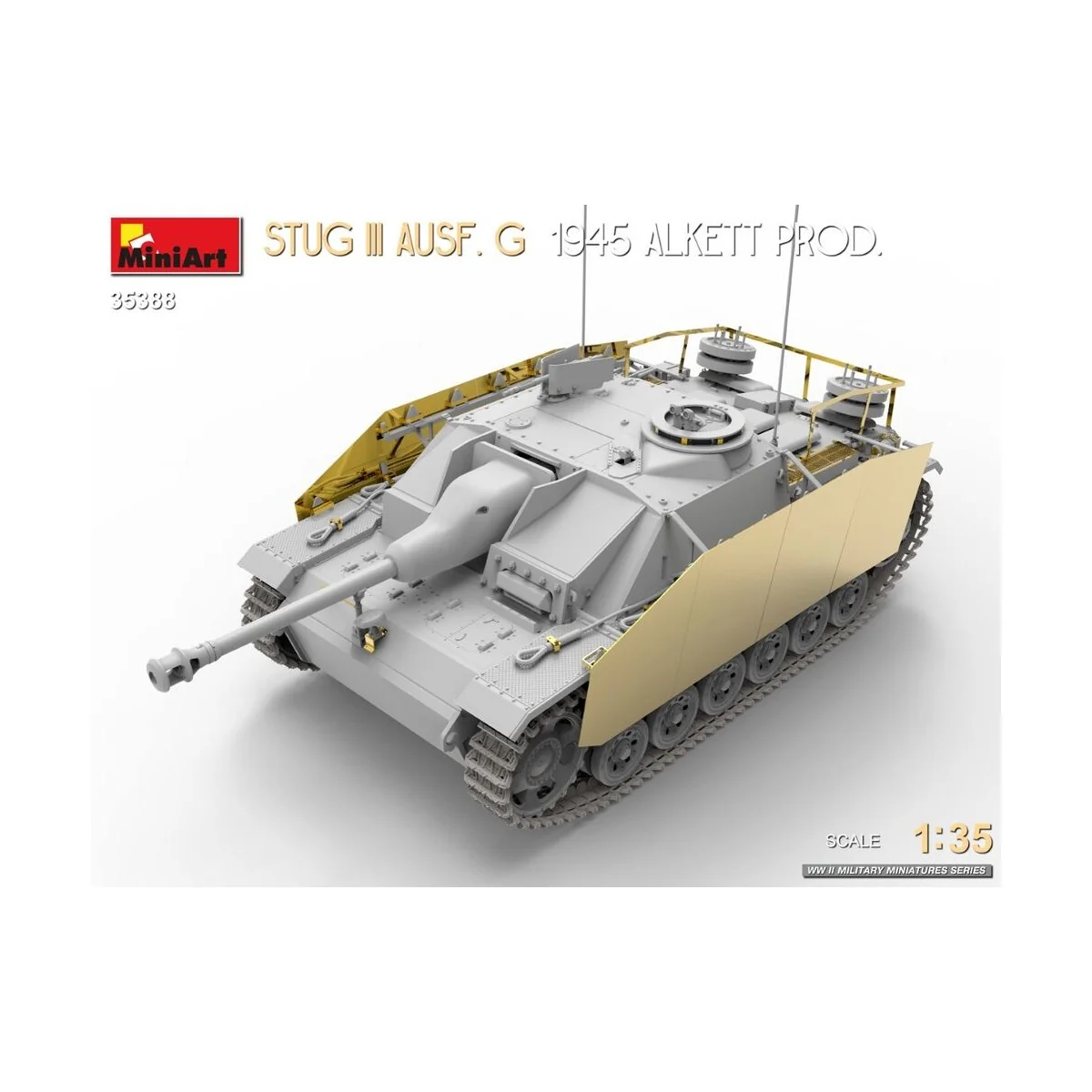 StuG III Ausf. G 1945 Alkett Prod., 1/35 - MiniArt 35388 StuG III Ausf. G 1945 Alkett Prod., 1/35 - MiniArt 35388