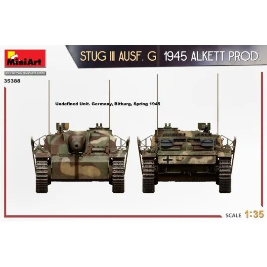 StuG III Ausf. G 1945 Alkett Prod., 1/35 - MiniArt 35388 StuG III Ausf. G 1945 Alkett Prod., 1/35 - MiniArt 35388