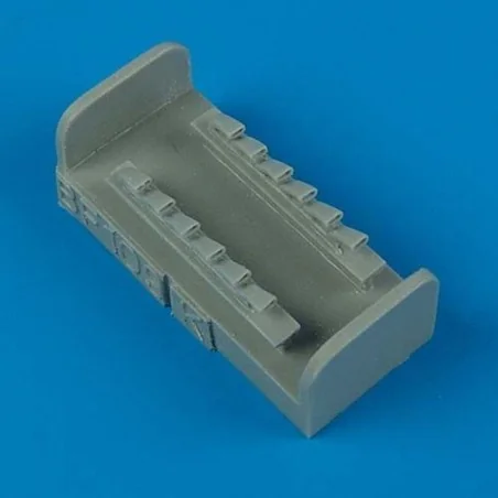 Bf 109K exhaust für Heller Bausatz, 1/72 - Quickboost QB72 201