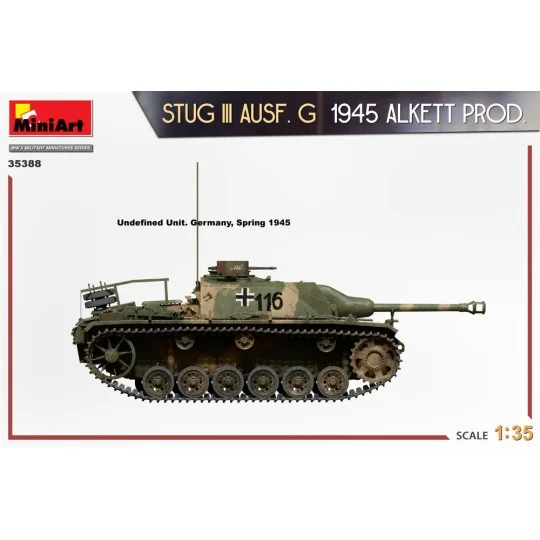 StuG III Ausf. G 1945 Alkett Prod., 1/35 - MiniArt 35388 StuG III Ausf. G 1945 Alkett Prod., 1/35 - MiniArt 35388