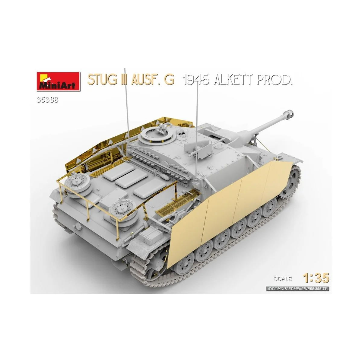 StuG III Ausf. G 1945 Alkett Prod., 1/35 - MiniArt 35388 StuG III Ausf. G 1945 Alkett Prod., 1/35 - MiniArt 35388