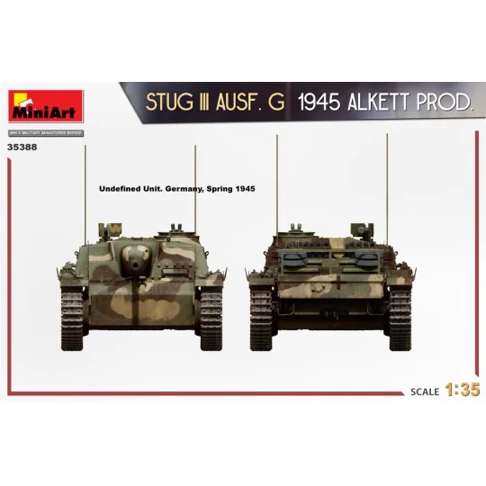 StuG III Ausf. G 1945 Alkett Prod., 1/35 - MiniArt 35388 StuG III Ausf. G 1945 Alkett Prod., 1/35 - MiniArt 35388