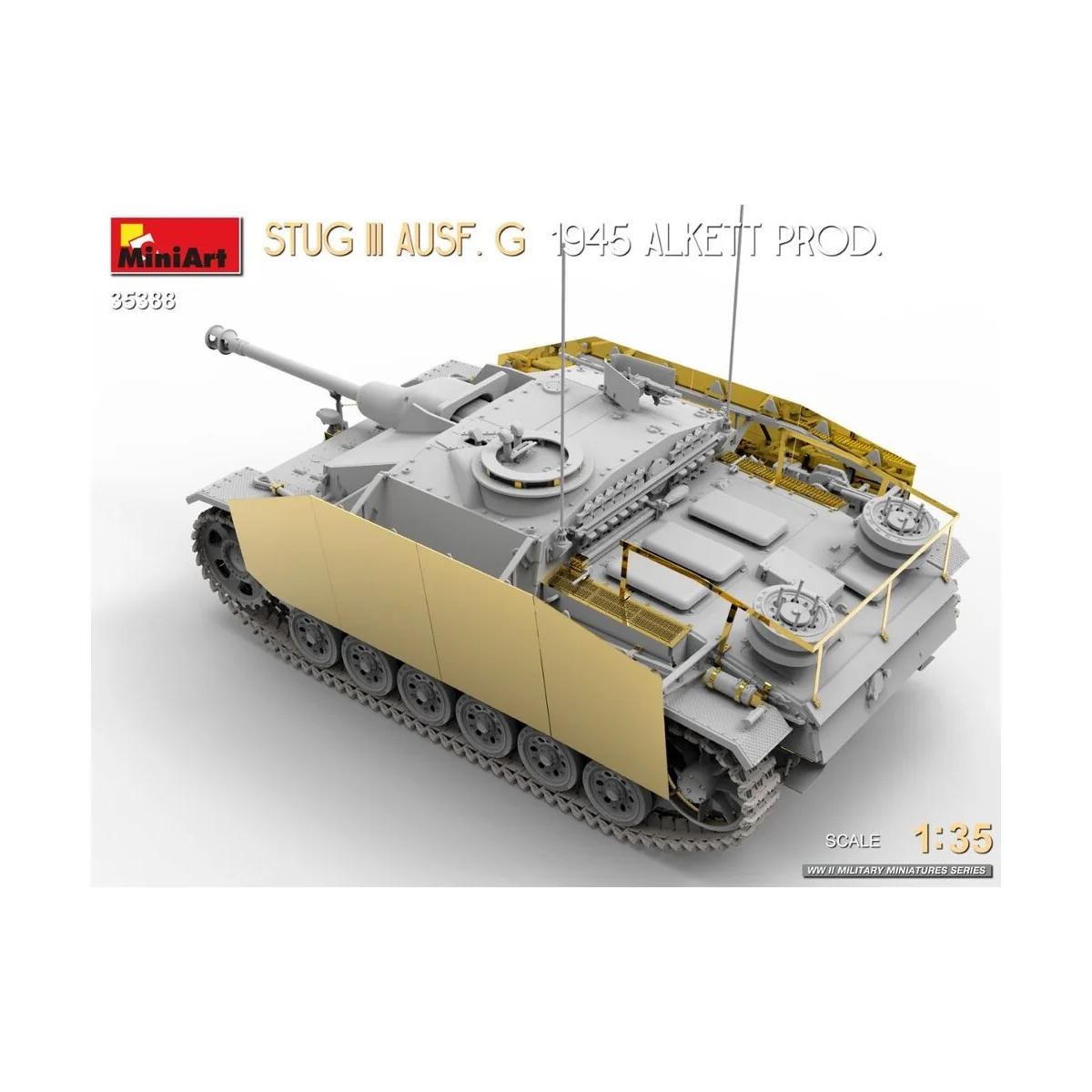 StuG III Ausf. G 1945 Alkett Prod., 1/35 - MiniArt 35388 StuG III Ausf. G 1945 Alkett Prod., 1/35 - MiniArt 35388