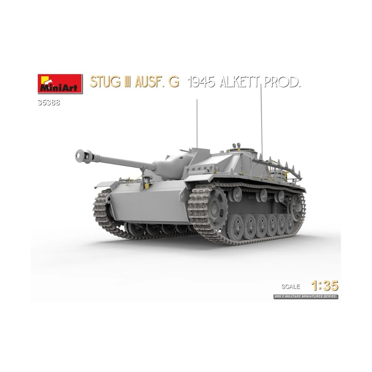 StuG III Ausf. G 1945 Alkett Prod., 1/35 - MiniArt 35388 StuG III Ausf. G 1945 Alkett Prod., 1/35 - MiniArt 35388