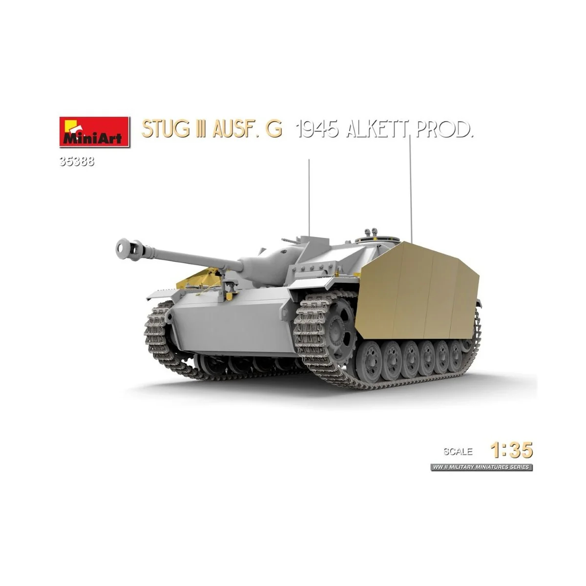 StuG III Ausf. G 1945 Alkett Prod., 1/35 - MiniArt 35388 StuG III Ausf. G 1945 Alkett Prod., 1/35 - MiniArt 35388