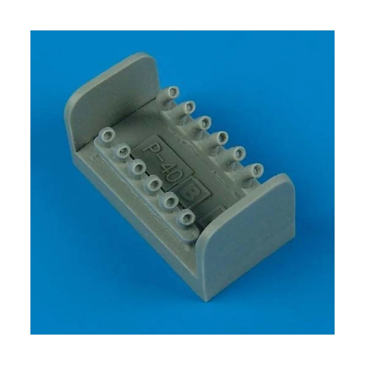 P-40B/C Warhawk exhaust für Trumpeter Bausatz - Quickboost QB72 202