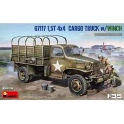 1, 5t 4x4 G7117 Cargo Truck w/Winch, 1/35 - MiniArt 35389