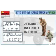 1, 5t 4x4 G7117 Cargo Truck w/Winch, 1/35 - MiniArt 35389
