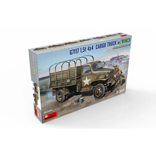1, 5t 4x4 G7117 Cargo Truck w/Winch, 1/35 - MiniArt 35389