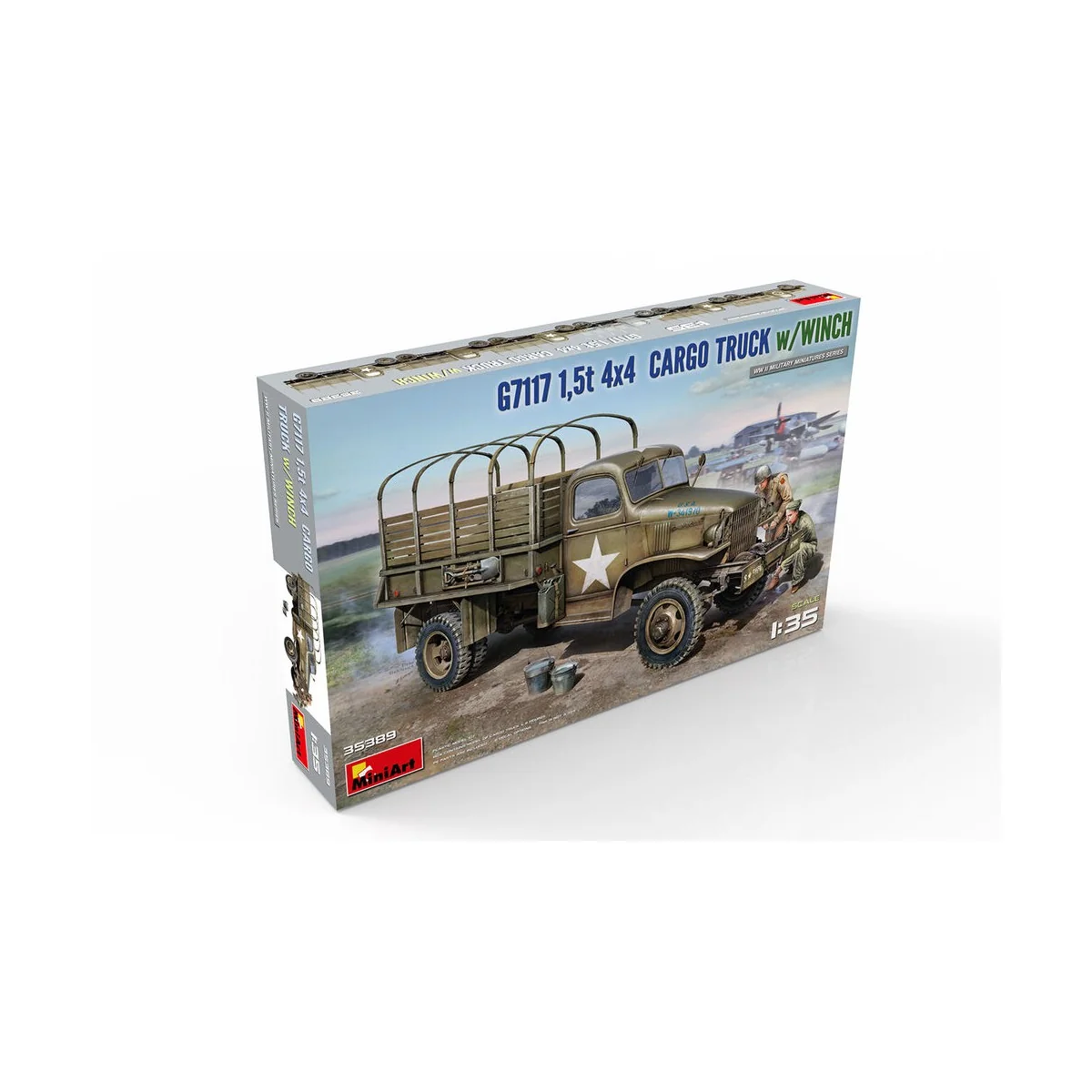 1, 5t 4x4 G7117 Cargo Truck w/Winch, 1/35 - MiniArt 35389