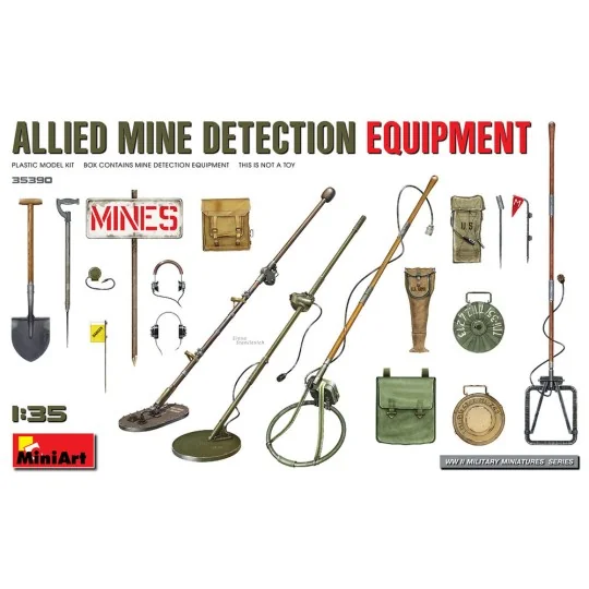 Allied Mine Detection Equipment, 1/35 - MiniArt 35390