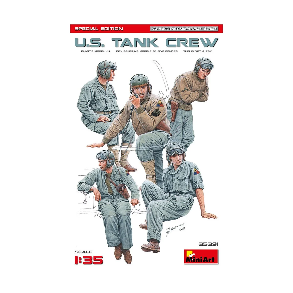 U.S. Tank Crew.Special Edition, 1/35 - MiniArt 35391