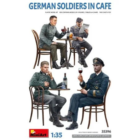 German Soldiers in Cafe, 1/35 - MiniArt 35396