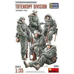 Totenkopf Division. Kharkov 1943. Resin Heads, 1/35 - MiniArt 35397