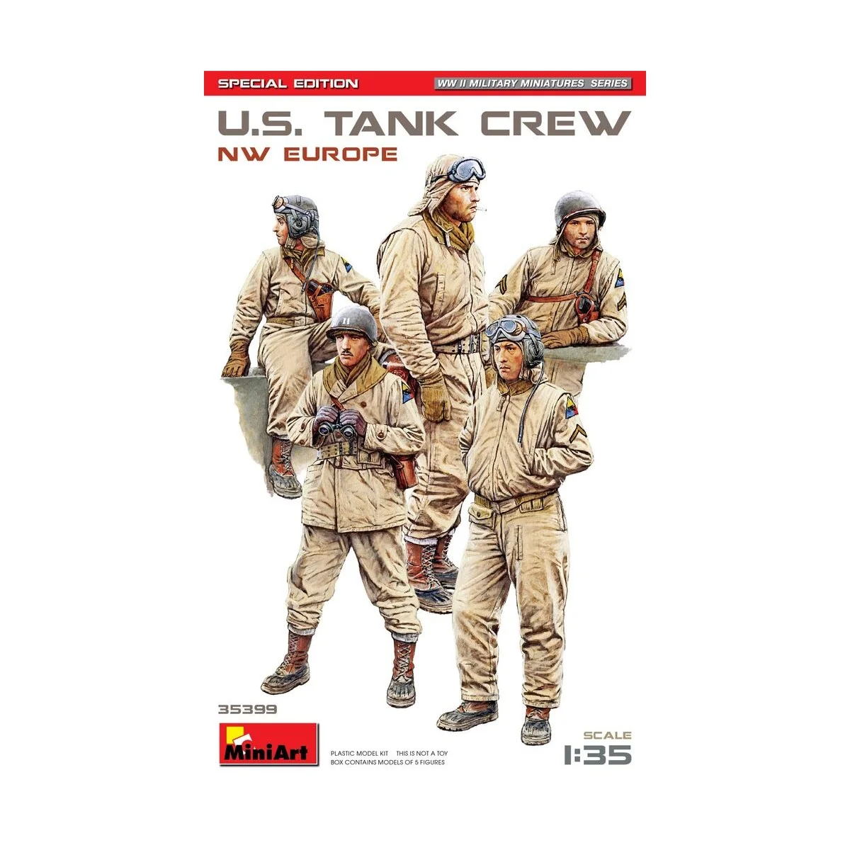 U.S. Tank Crew ( NW Europe). Special Edition, 1/35 - MiniArt 35399