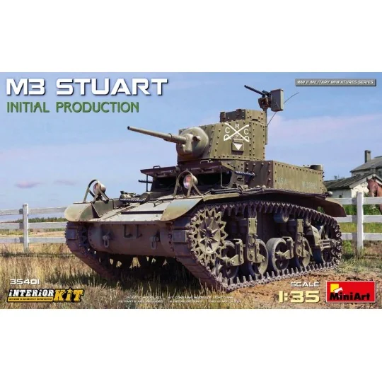 M3 Stuart Initial Prod. Interior Kit, 1/35 - MiniArt 35401