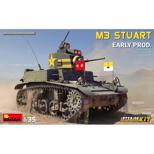 M3 Stuart Early Prod. Interior Kit, 1/35 - MiniArt 35404