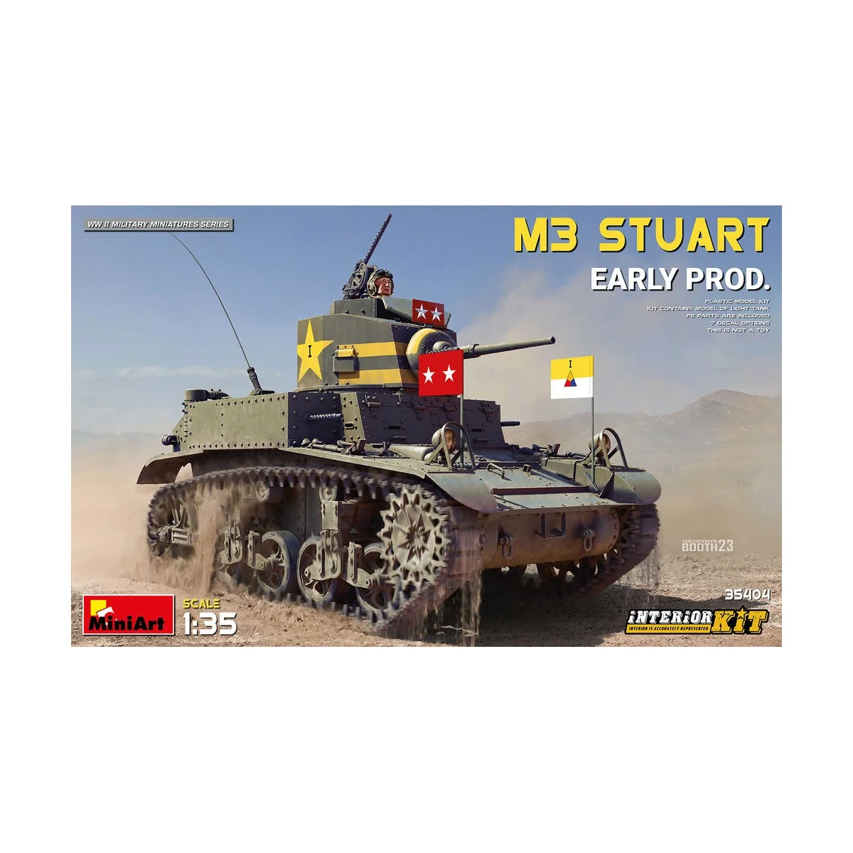 M3 Stuart Early Prod. Interior Kit, 1/35 - MiniArt 35404