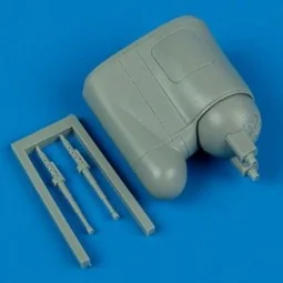 A3D-1/A3D-2 Skywarrior early v. tail gun turret für Hasegawa Bausat...