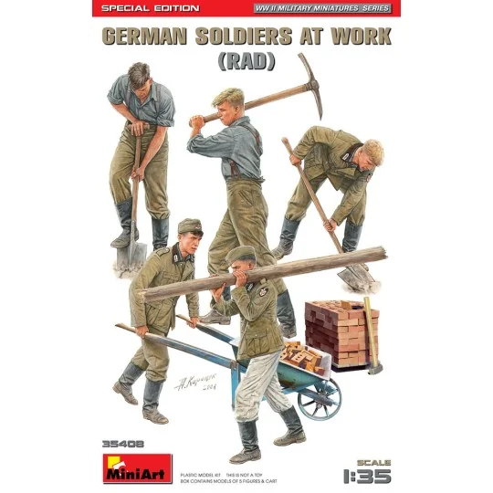 German Soldiers at Work (RAD) Special Edition, 1/35 - MiniArt 35408 German Soldiers at Work (RAD) Special Edition, 1/35 - MiniArt 35408