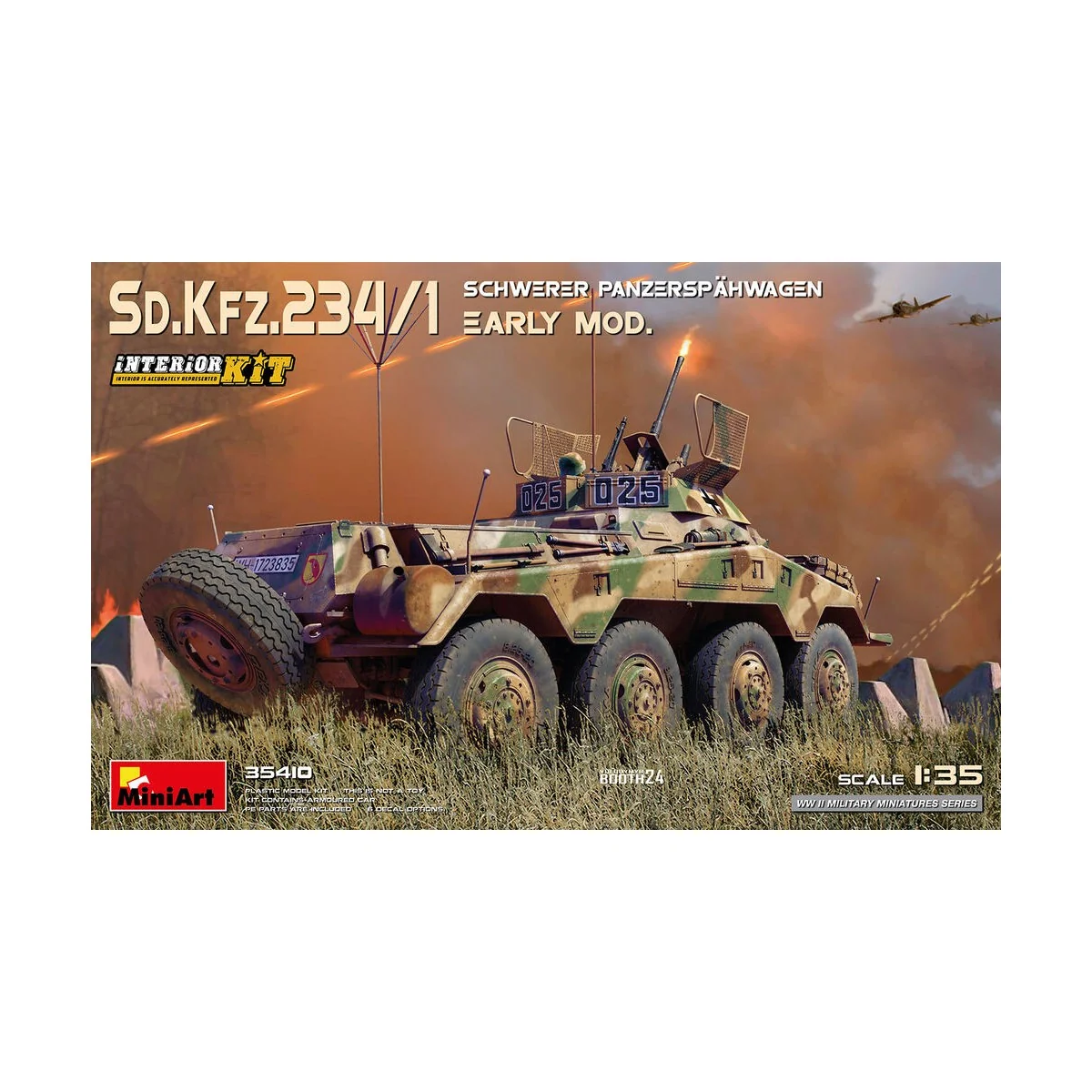 Sd.Kfz.234/1 Schwerer Panzersp?hwagen (2 cm). Early Mod. Interior K... Sd.Kfz.234/1 Schwerer Panzersp?hwagen (2 cm). Early Mod. Interior K...