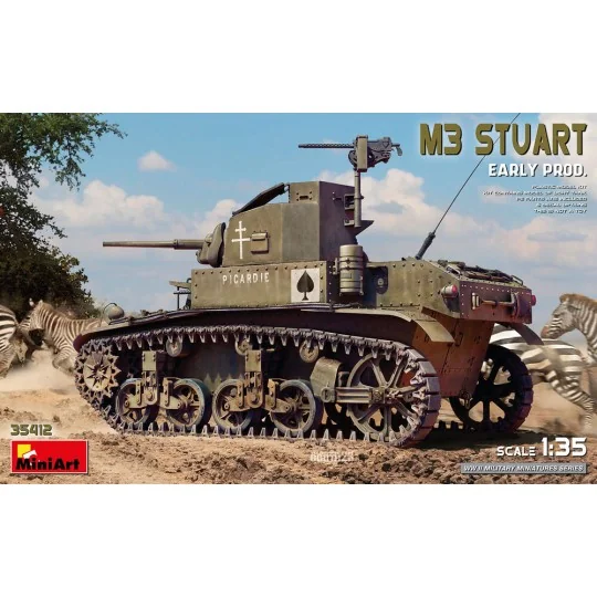 M3 Stuart. Early Prod., 1/35 - MiniArt 35412