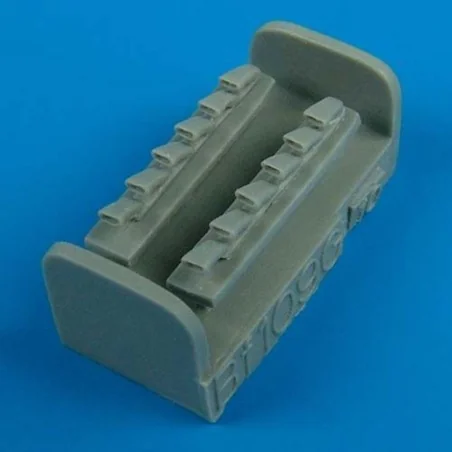 Bf 109G-10 exhaust für Revell Bausatz, 1/72 - Quickboost QB72 206