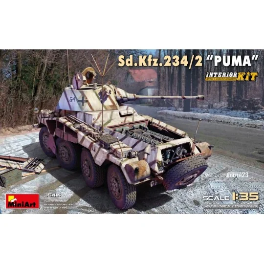Sd.Kfz.234/2 “Puma”. Interior Kit, 1/35 - MiniArt 35414 Sd.Kfz.234/2 “Puma”. Interior Kit, 1/35 - MiniArt 35414