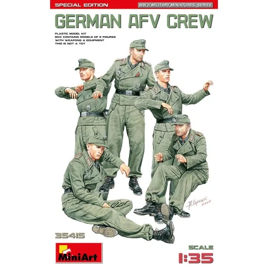 German AFV Crew. Special Edition, 1/35 - MiniArt 35415 German AFV Crew. Special Edition, 1/35 - MiniArt 35415