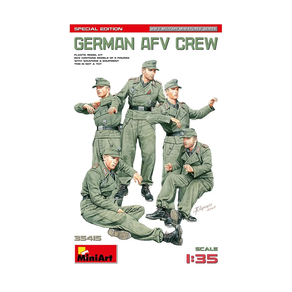 German AFV Crew. Special Edition, 1/35 - MiniArt 35415 German AFV Crew. Special Edition, 1/35 - MiniArt 35415