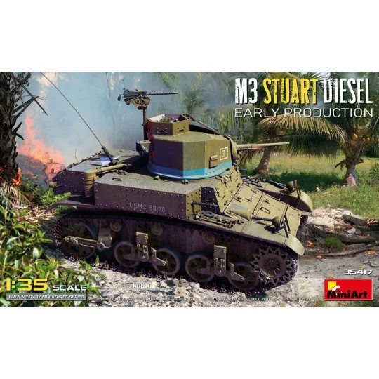 M3 Stuart Diesel Early Prod., 1/35 - MiniArt 35417