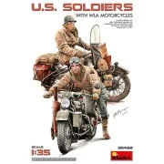 U.S. Soldiers w/ WLA Motorcycles, 1/35 - MiniArt 35422 U.S. Soldiers w/ WLA Motorcycles, 1/35 - MiniArt 35422